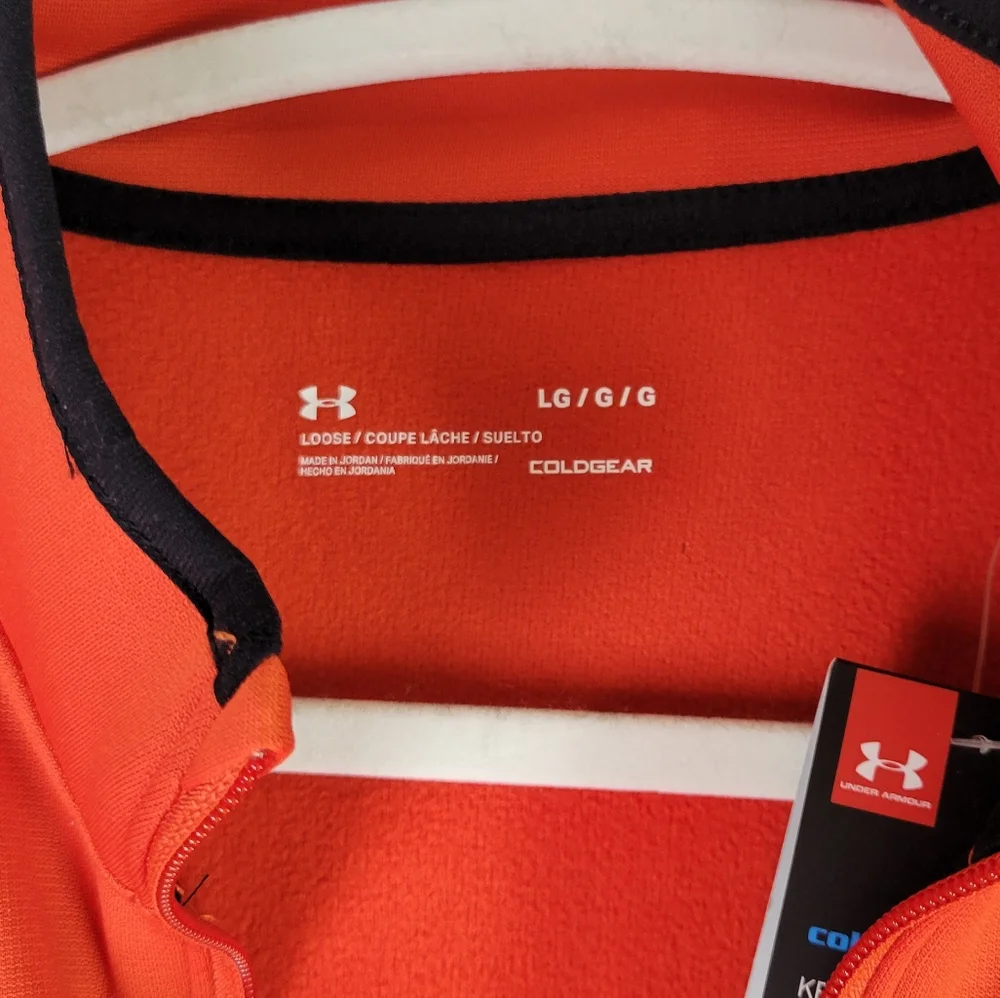 NWT UNDER ARMOUR ColdGear Quarter Zip Pullover - Picture 10 of 10